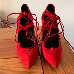 Red Jeffrey Campbell Heels